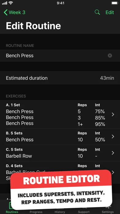HeavySet - Gym Workout Log screenshot 4