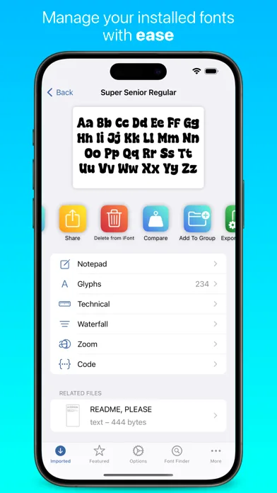 iFont: find, install any font screenshot 5