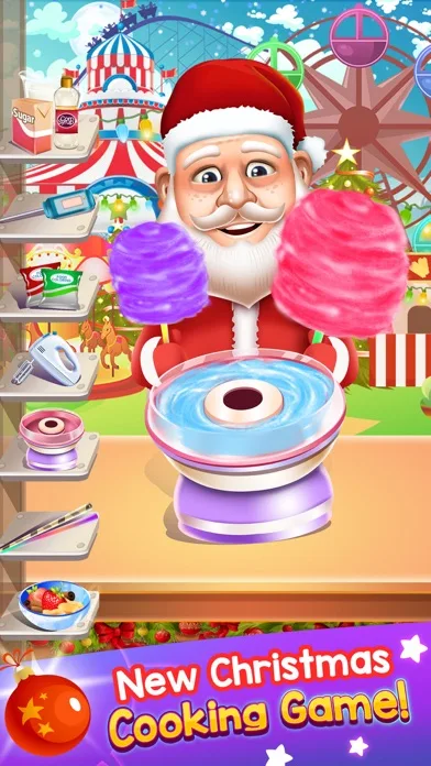 Santa Food Maker Cooking Kid Games (Girl Boy) screenshot 1