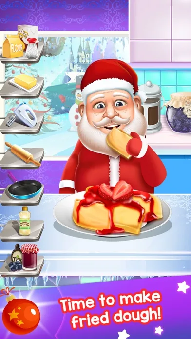 Santa Food Maker Cooking Kid Games (Girl Boy) screenshot 4