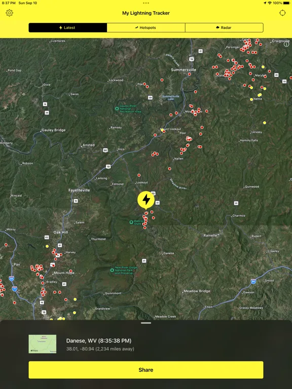 My Lightning Tracker & Alerts screenshot 4