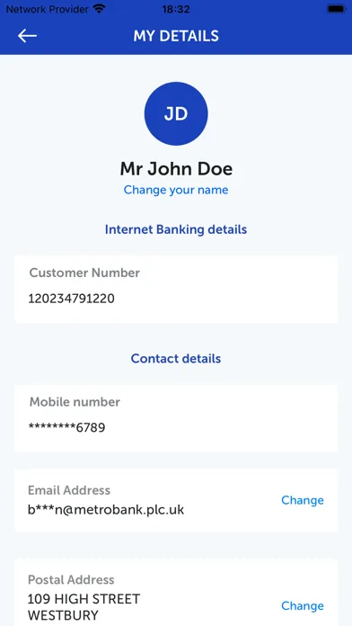 Metro Bank Mobile Banking screenshot 1