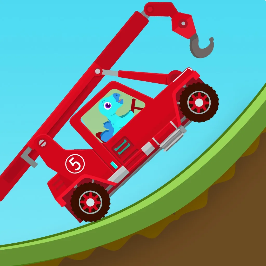 Dinosaur Rescue Truck Games
