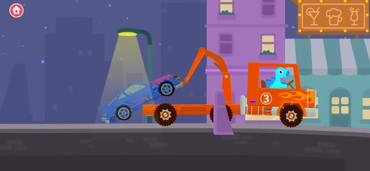Dinosaur Rescue Truck Games screenshot 2