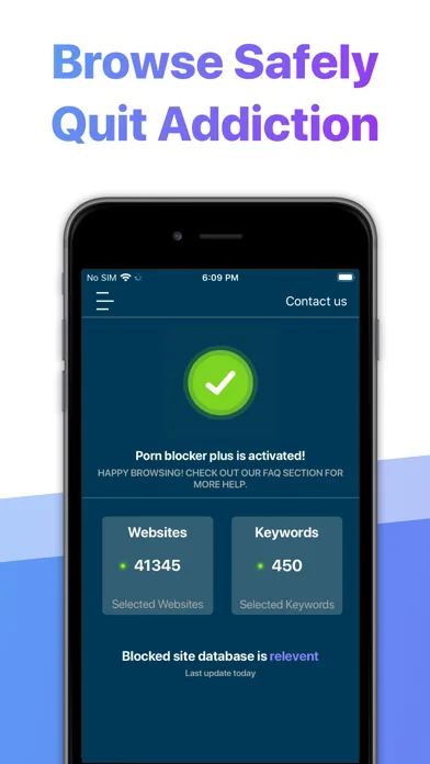 Porn Blocker Plus - for Safari screenshot 1