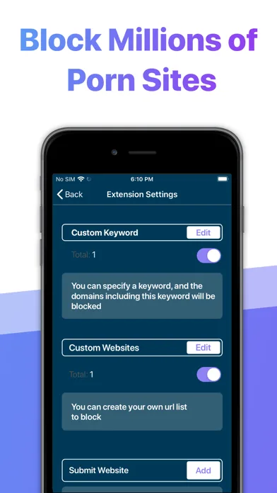 Porn Blocker Plus - for Safari screenshot 2