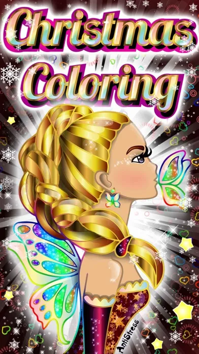 Christmas Coloring For Adults! screenshot 1