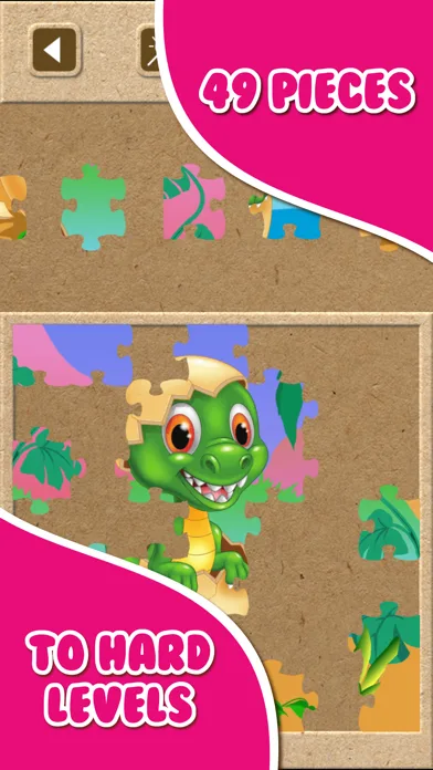 Dinosaur Jigsaw Puzzle.s Free Toddler.s Kids Games screenshot 4