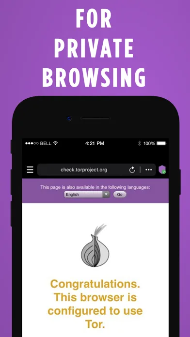 TOR Browser: OrNET Onion + VPN screenshot 1