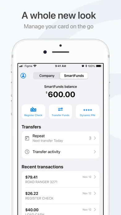 WEX CardControl screenshot 1