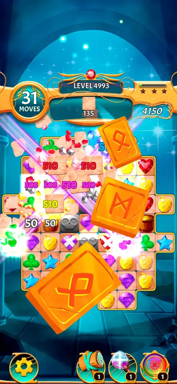 Match 3 Magic Jewels screenshot 2