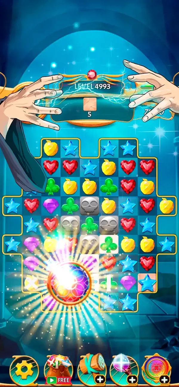 Match 3 Magic Jewels screenshot 4