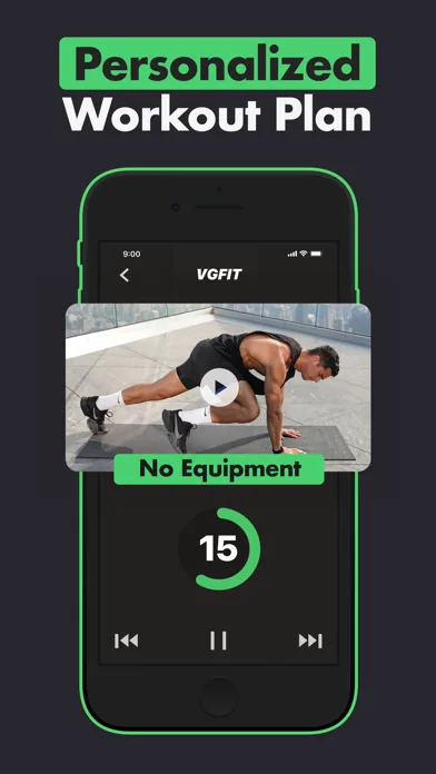 VG Fit: Bodyweight Workouts screenshot 2