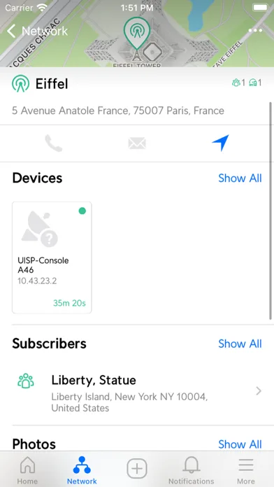 UISP Mobile screenshot 1