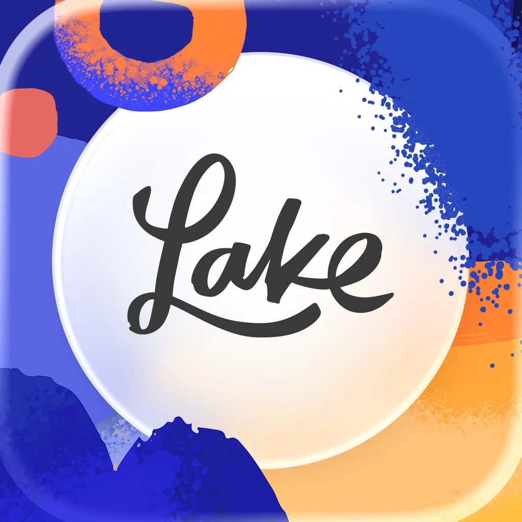 Coloring Book for Adults: Lake