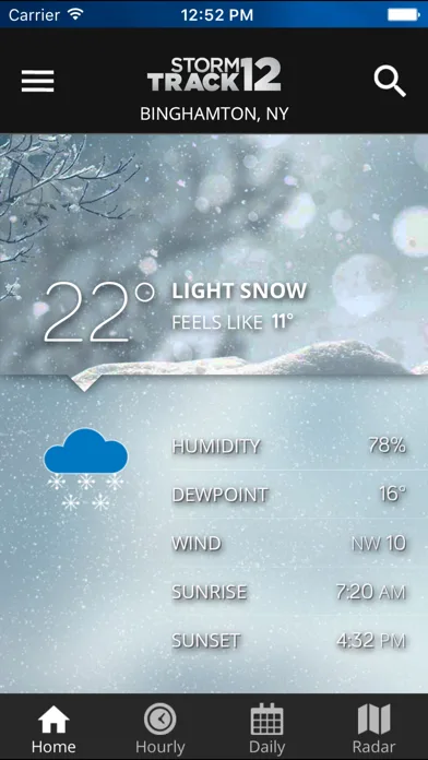 WBNG Storm Track 12 screenshot 1