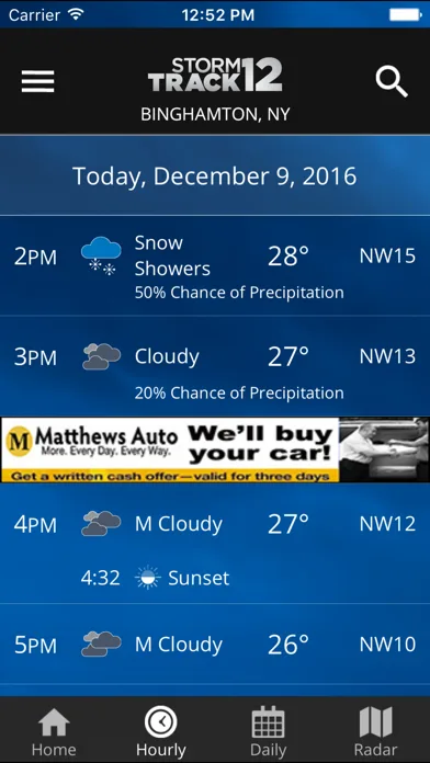 WBNG Storm Track 12 screenshot 2