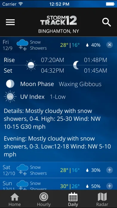 WBNG Storm Track 12 screenshot 3