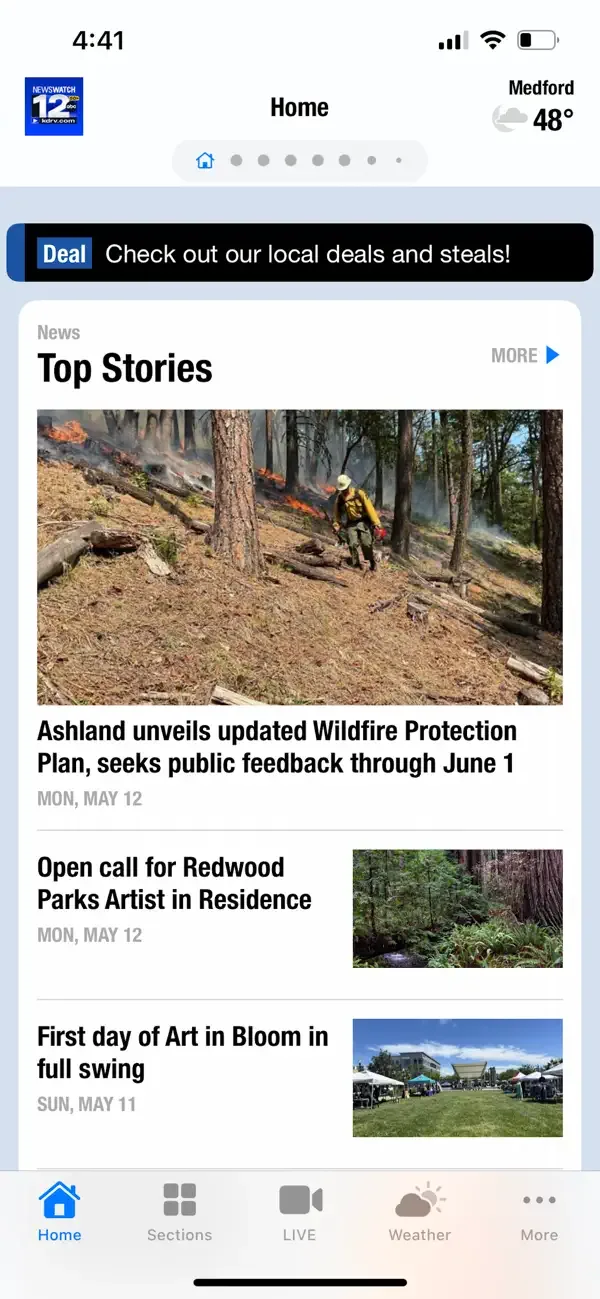 KDRV - NewsWatch 12 screenshot 1