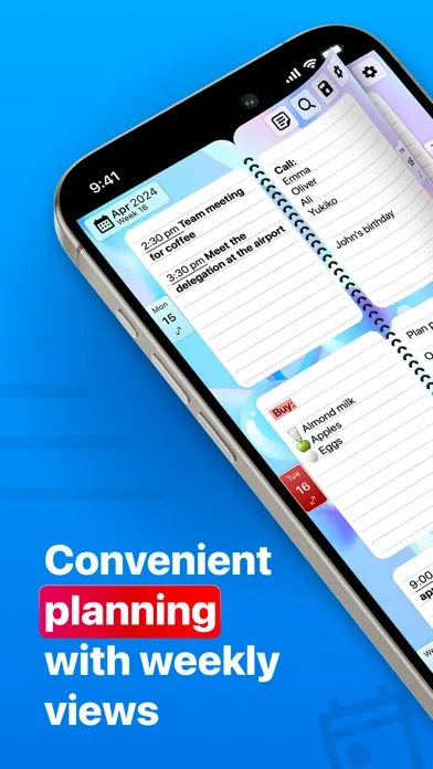 Weekly Planner - Diary, Notes screenshot 1
