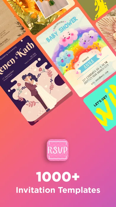 Invitation Maker: Card Creator screenshot 1