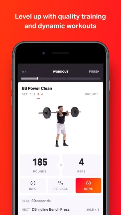 Volt: Gym & Home Workout Plans screenshot 1