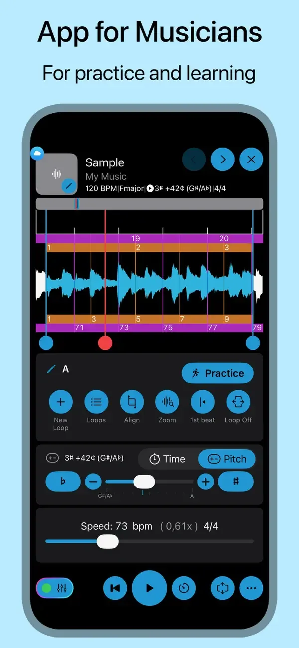 Music Looper - Practice Tool screenshot 1