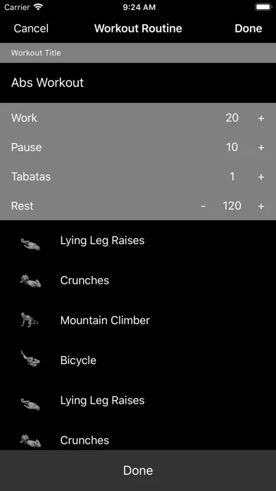 Tabata HIIT. Interval Training screenshot 4