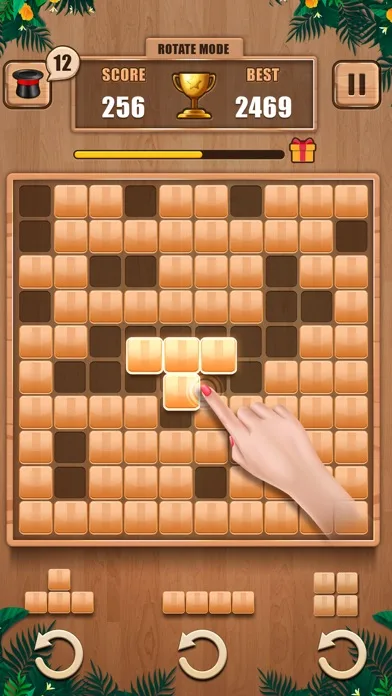 Wooden 100 Block Puzzle Game screenshot 2