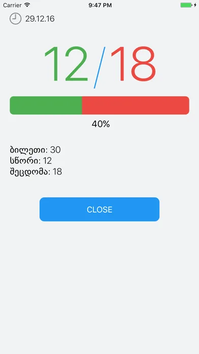 Georgian driver license test screenshot 5