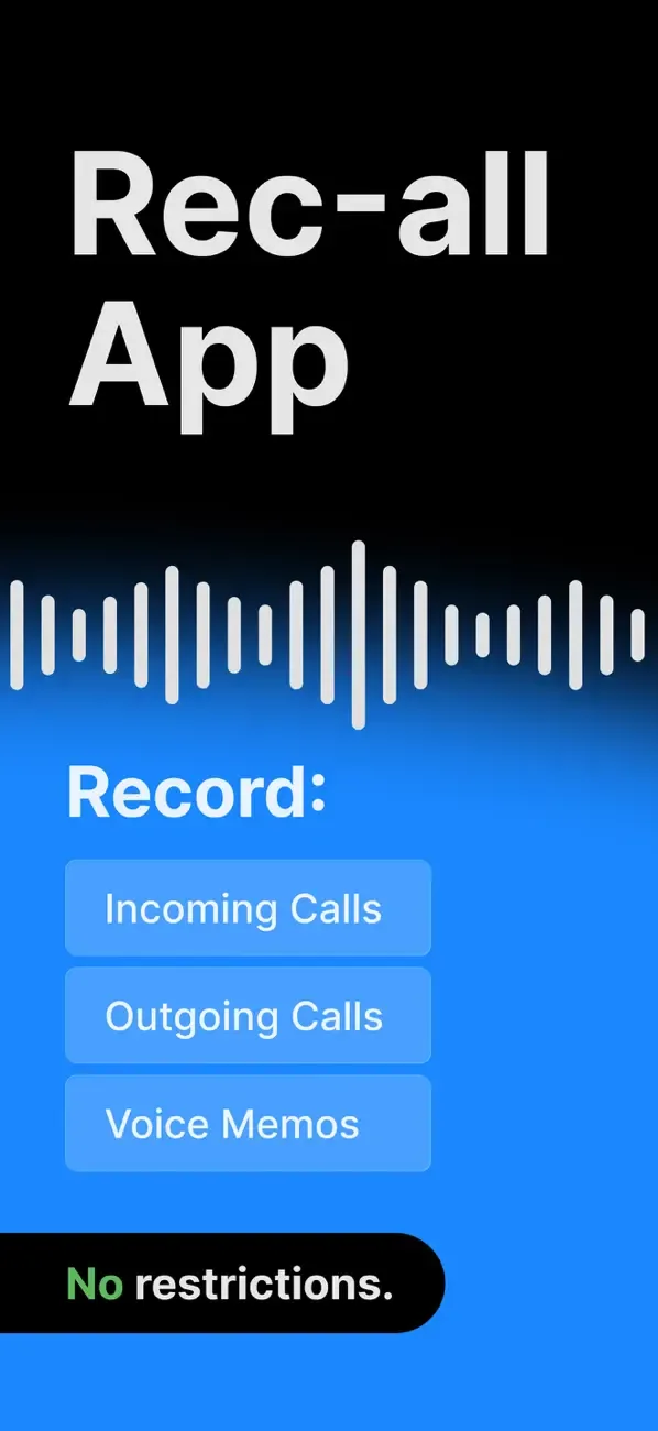 Recording App - Rec-all screenshot 1
