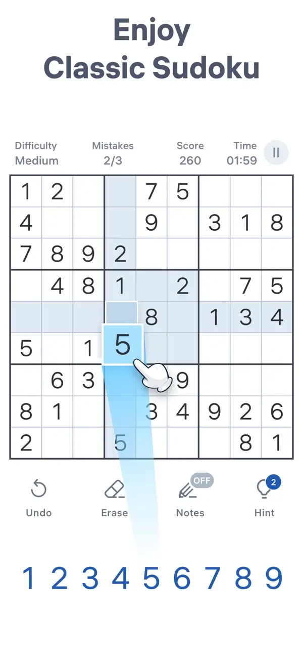 Sudoku.com - Number Games screenshot 2