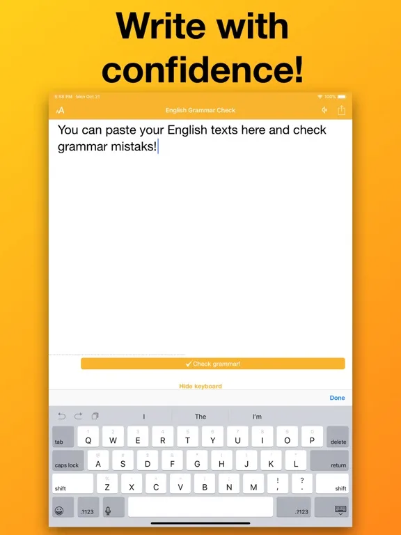 CorrectMe Grammar AI Keyboard screenshot 1