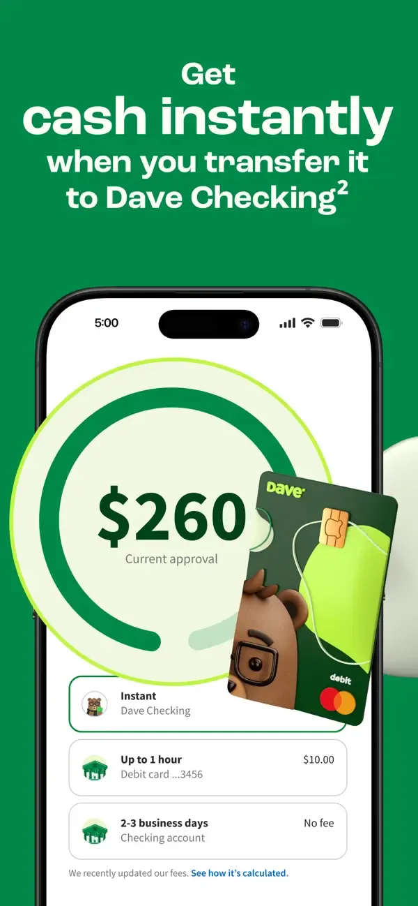 Dave: Credit, Cash & Money App screenshot 2