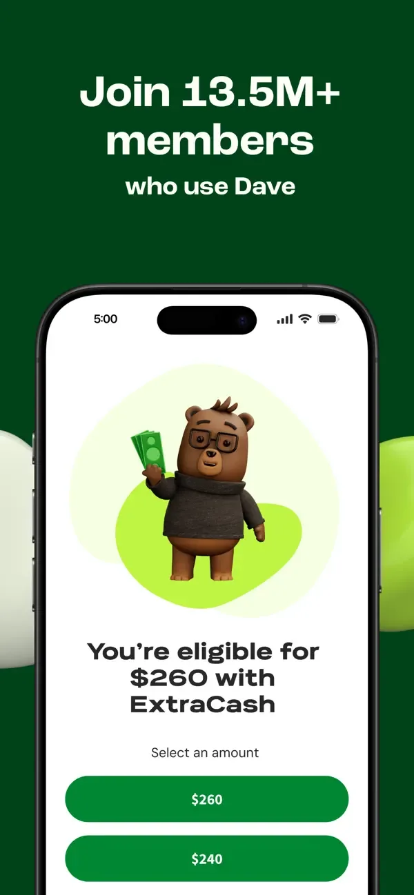 Dave: Credit, Cash & Money App screenshot 3