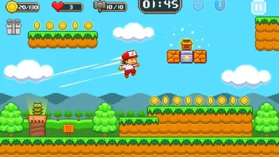 Super Jim Jump:  Classic Platform Game screenshot 2