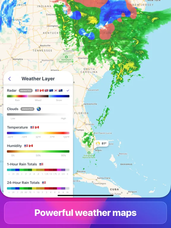 Weather Up + AccuWeather Data screenshot 5