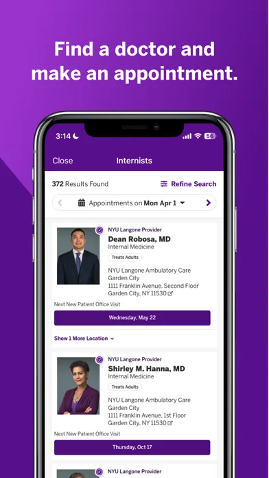 NYU Langone Health screenshot 3