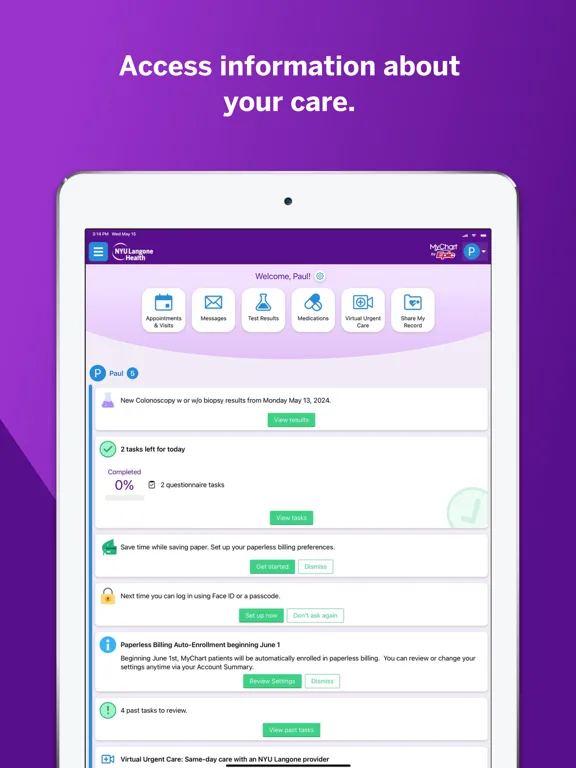 NYU Langone Health screenshot 5