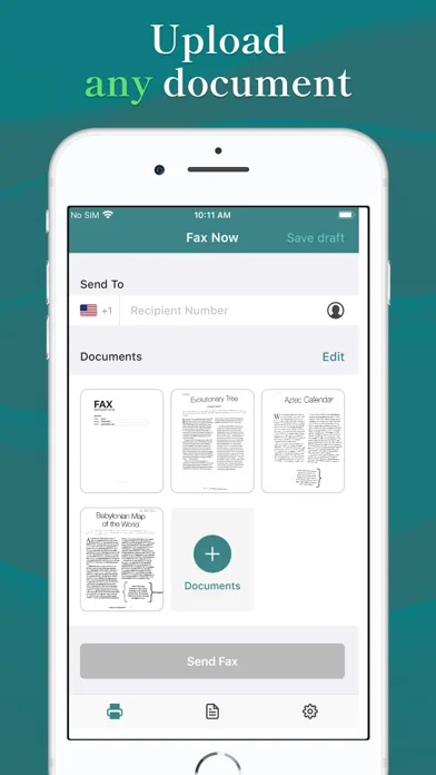 Nova Fax: Send fax from iPhone screenshot 1