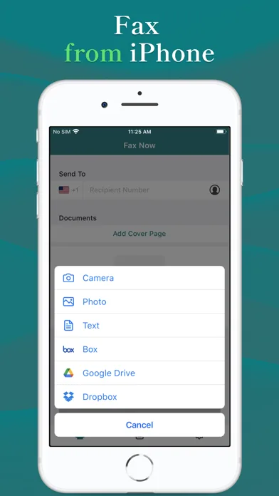 Nova Fax: Send fax from iPhone screenshot 2