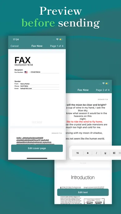 Nova Fax: Send fax from iPhone screenshot 3