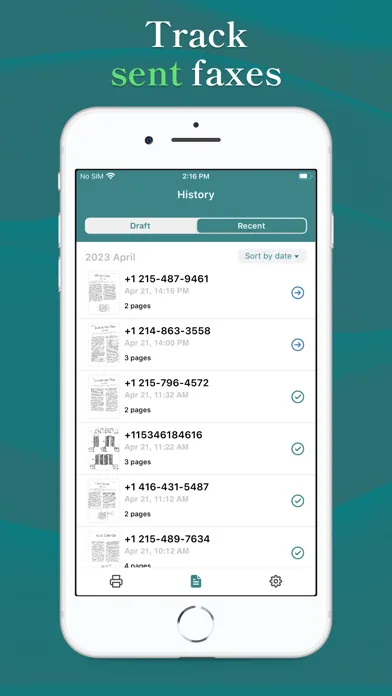 Nova Fax: Send fax from iPhone screenshot 5
