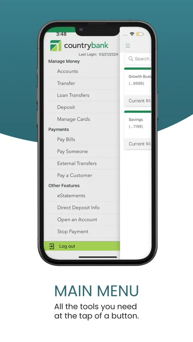 Country Bank Mobile Banking screenshot 4