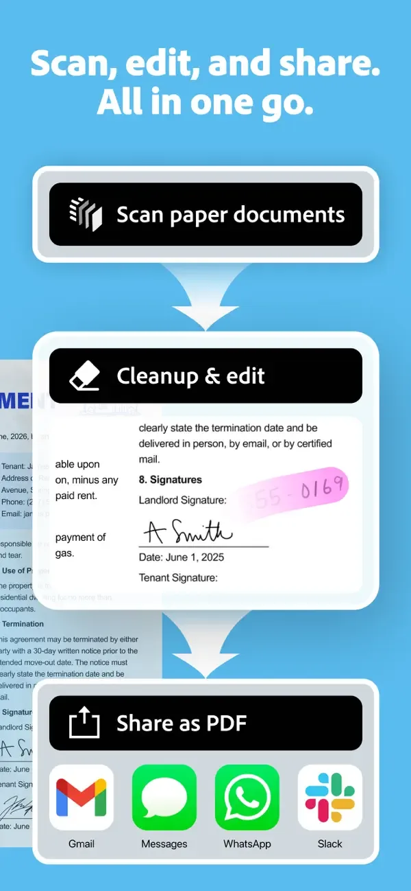 Adobe Scan: PDF & OCR Scanner screenshot 2