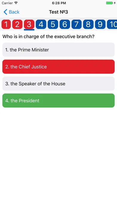 100 US Citizenship Test Questions 2017 screenshot 4