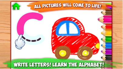 ABC Tracing Kids Drawing Games screenshot 1