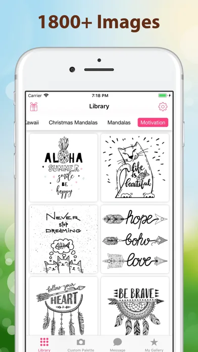 Color4u: Adult Coloring Book screenshot 1