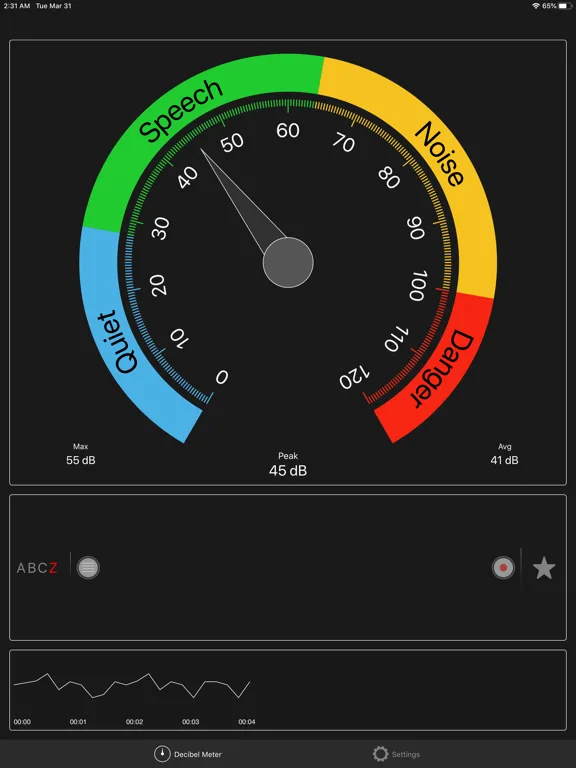 Decibel Meter dB (Sound Meter) screenshot 1