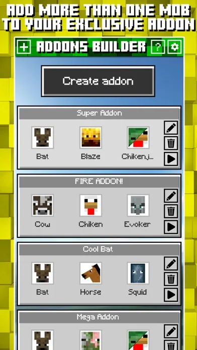 Addons Builder for Minecraft PE screenshot 3